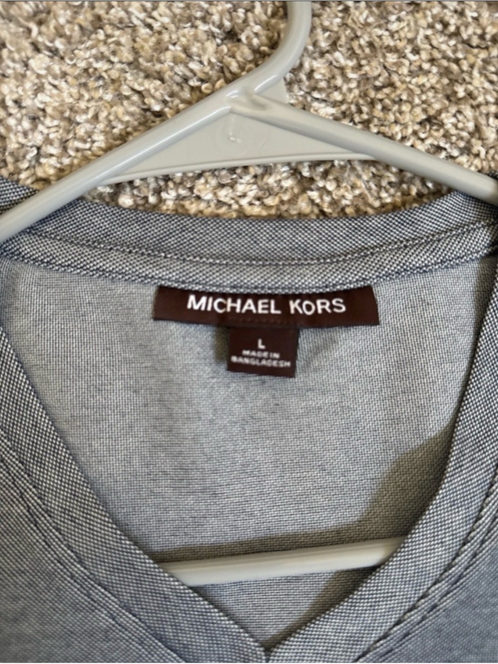 Michael Kors Men’s Light Gray V-Neck